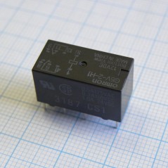 Signal Relay 12VDC 1A DPDT(20.5x10.1x11.5)mm THT