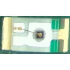 Светодиод smd 1,6х0,8мм/зеленый/570нм/20-35мкд/1.7-2.3v,  If-10mA/прозрачный/130°