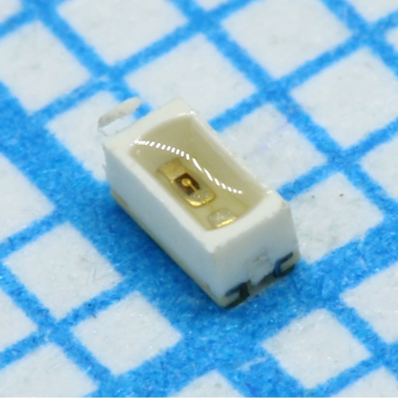 Светодиод smd 1,6х0,8мм/оранжевый/601нм/110-280мкд/прозрачный/90°