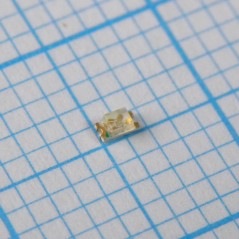 Светодиод smd 1,6х0,8мм/зеленый/525нм/360мкд/прозрачный/130°
