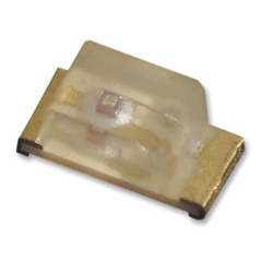 Светодиод smd 1,6х0,8мм/желтый/590нм/80-150мкд/прозрачный/120°