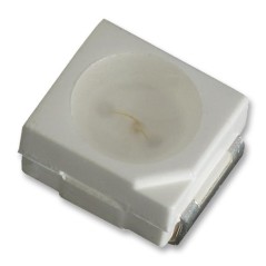 Светодиод smd 3,5х2,8мм/зеленый/525нм/500-1000мкд/прозрачный/120°