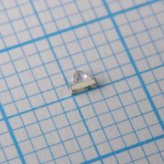 Светодиод smd 1,8х0,6мм/зеленый/535нм/1900-3200мкд/прозрачный/25°/угловой