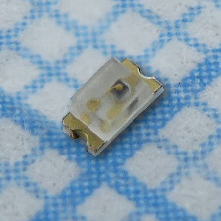 Светодиод smd 1,6х0,8мм/красный/638нм/2.8-28мкд/прозрачный/130°