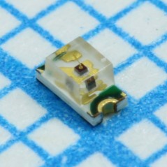 Светодиод smd 1,6х0,8мм/красный/645нм/80мкд/прозрачный/130°