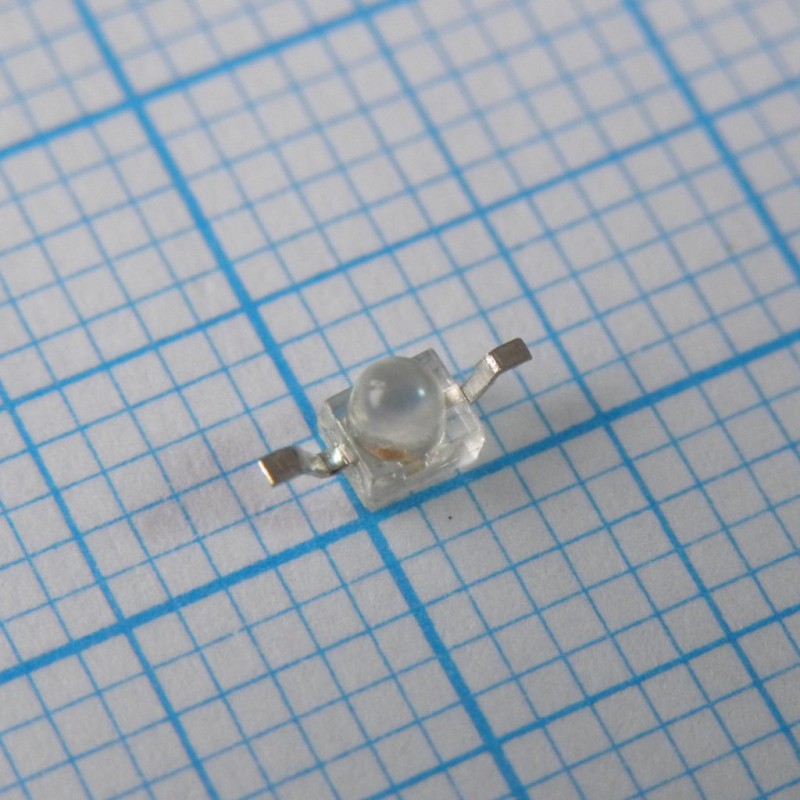Светодиод smd 2,5х2мм/зеленый/568нм/36-80мкд/прозрачный/20°