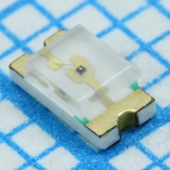 Светодиод smd 3,2x1,6мм/зеленый/570нм/30мкд/прозрачный/130°