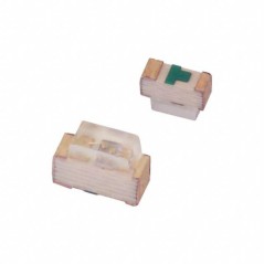 Светодиод smd 1,65х1,15/зеленый/568нм/18-35мкд/прозрачный/130°/2V боковой монтаж