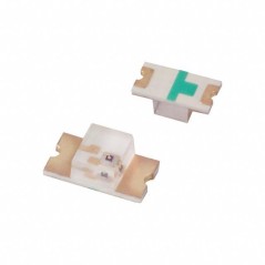 Светодиод smd 3,2х1,6мм/зеленый/571нм/18-35мкд/прозрачный/130° реверсный монтаж