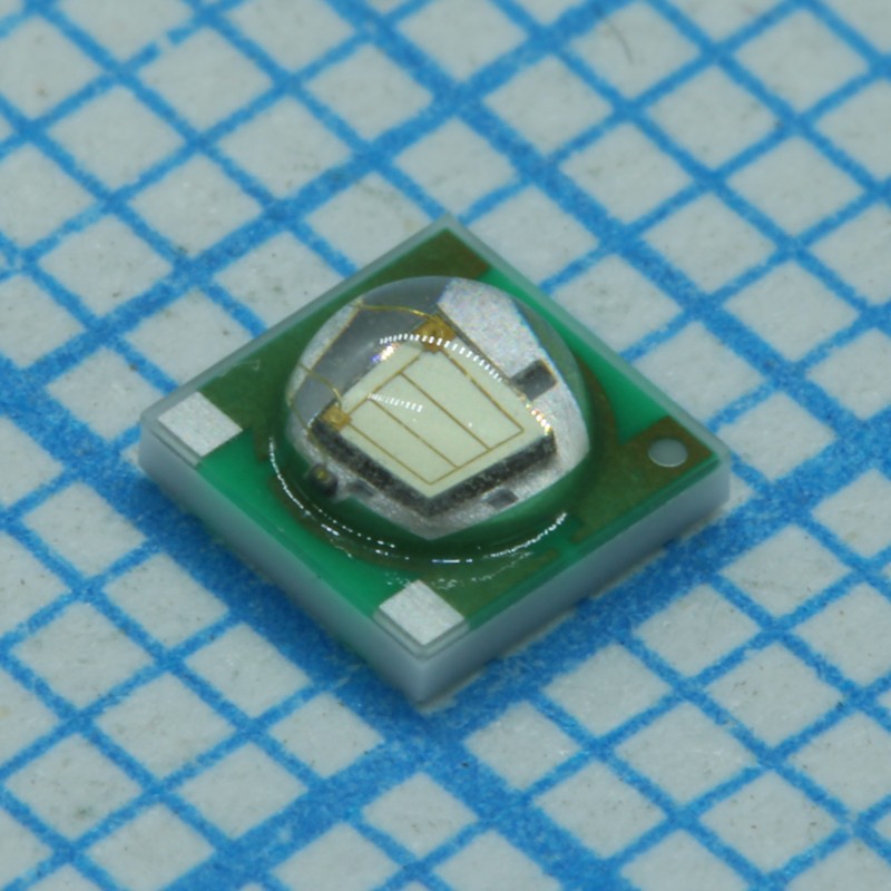 Светодиод smd XLAMP 3,45х3,45мм/зеленый/527нм/100Лм при 350мА 3.3В/130°