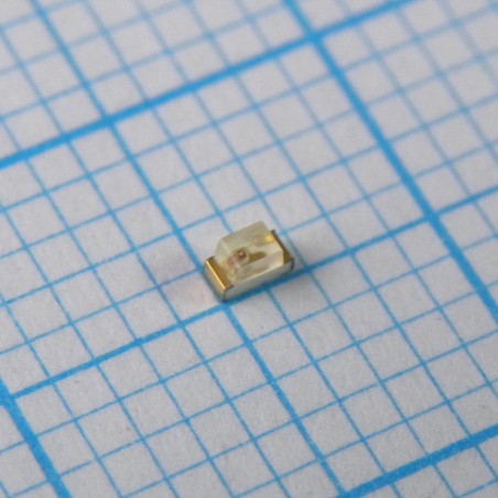 Светодиод smd 1,6х0,8мм/красный/625нм/4-12мкд/прозрачный/120°