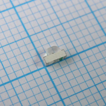 Светодиод smd 3х1мм/зеленый/570нм/18-60мкд/прозрачный/120°/угловой