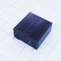 Реле силовое, 16 A, 12 В, SPST-NO (24x11x25)мм монтаж в отверстие