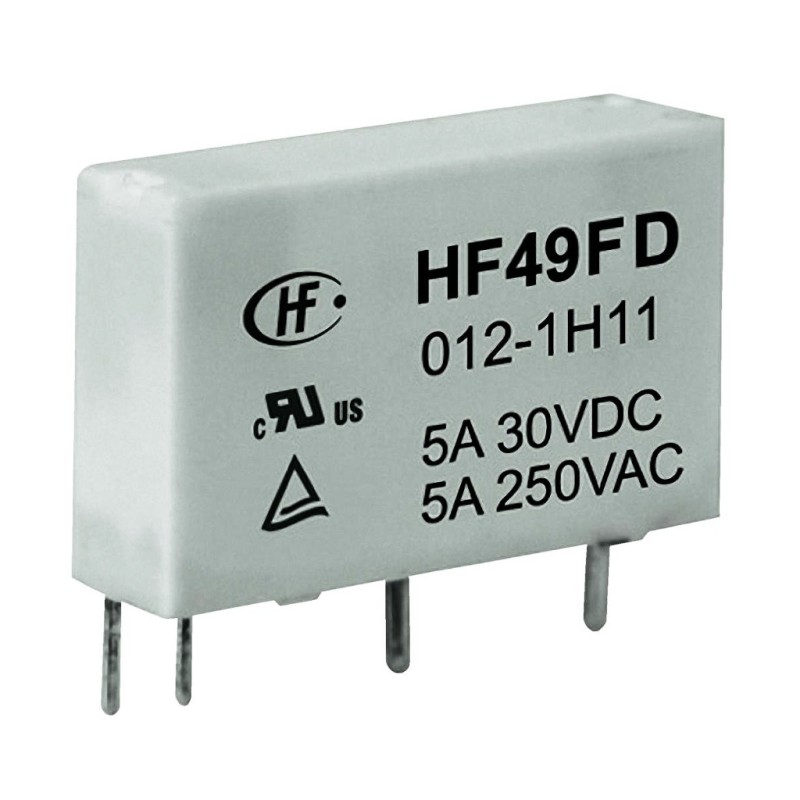 Миниатюрное реле мощности SPST 5A 12V 1200, на плату