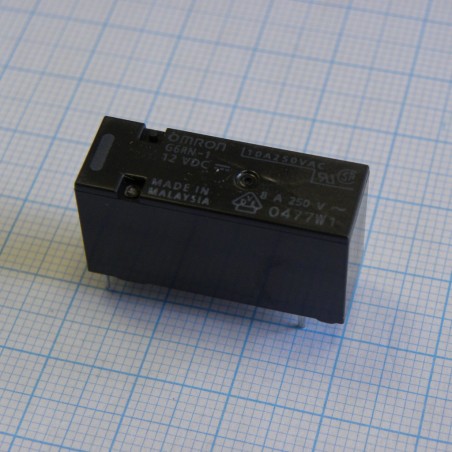 Силовое реле 12VDC 8A SPDT (28,5x10x15мм)