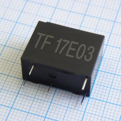 реле 24V/5A 250VAC, Конфигурация контактов 1-Form-C, напряжение срабатывания,В 24