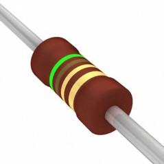 Резистор металлопленочный 5.1Ом ±5% 2Вт ±250ppm/°C конформное покрытие аксиальный автомобильного применения лента на катушке