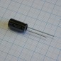 Конденсатор радиальный алюминиевый 1000мкФ 10В 8*15 105°C