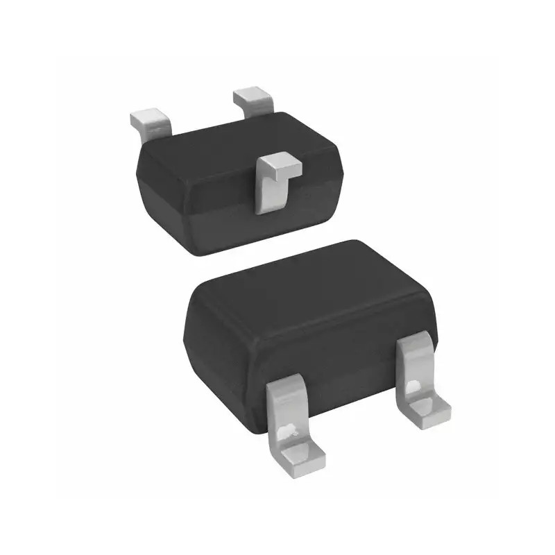Транзистор полевой MOSFET P-канальный 50В 0.13A автомобильного применения 3-Pin SOT-323 лента на катушке