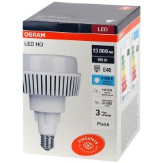 Лампа светодиодная LED HQ Special 105Вт (замена 250Вт) матовая 6500К холод. бел. E40 13000лм угол пучка 120град. 220-240В прям. 
