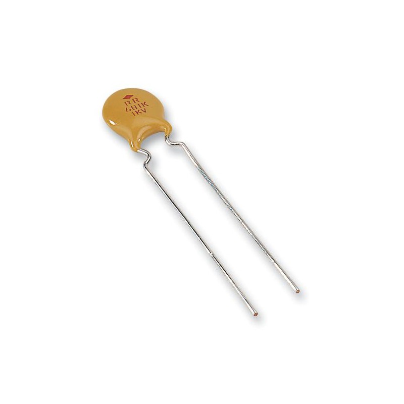 Конденсатор керамический радиальный 0.0022uF 2000V Y5R 10% (17.5 X 7.5mm) шаг выводов 7.5mm 125°C Bulk