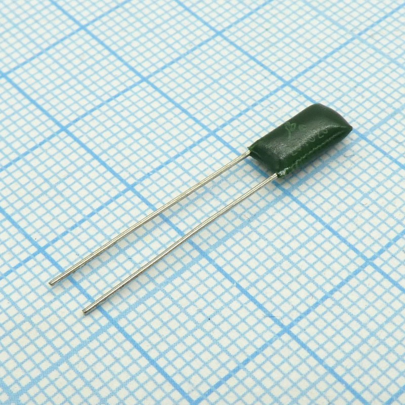 Конденсатор майларовый 630В 1000пФ (7х12х55)мм -40°...+85°