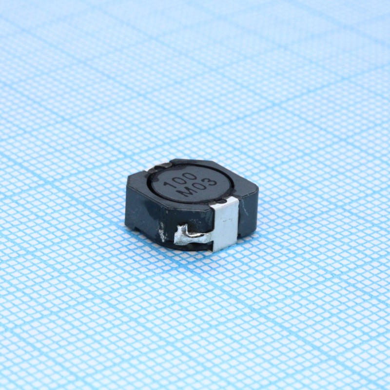 Силовая SMD индуктивность 10мкГн ±30% 5.35A 0.02 Ом c магнитным экраном