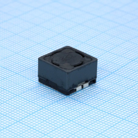 SMD индуктивность проволочная, на ферритовом сердечнике, экранированная 3.3мГн ±10% 1KHz 20Q-Factor Ferrite 320мА 6.4Ом лента на