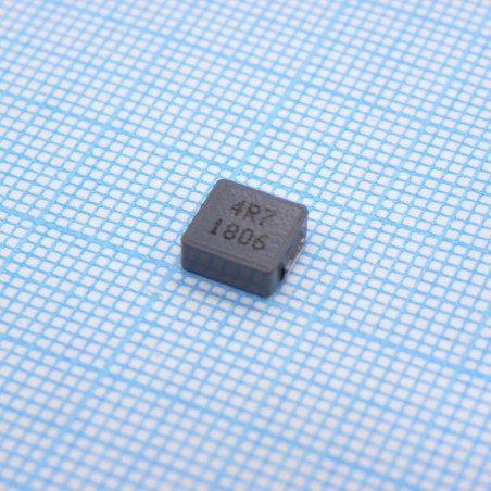 SMD индуктивность проволочная, на ферритовом сердечнике, экранированная 4.7uH 20% 100KHz 20Q-Factor Carbonyl Powder 5.5A 0.04Ohm