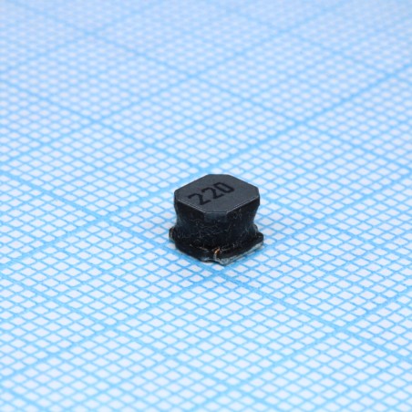 Индуктивность SMD силовая полуэкранированная проволочная 22мкГн ±20% 100кГц 17Q-Фактор феррит 1.4A 152мОм по постоянному току 20