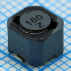 Силовая SMD индуктивность 10мкГн ±20% 1.35A 0.088Ом c магнитным экраном