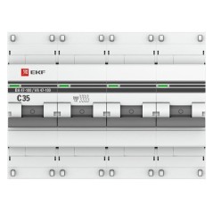 Выключатель автоматический модульный 4п C 35А 10кА ВА 47-100 PROxima EKF mcb47100-4-35C-pro