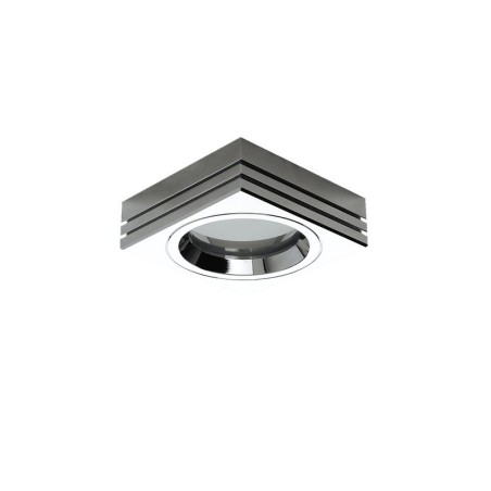Рамка NC722-2-CH MR16 (WP-SQ-CH) встраив. хром DesignLed 00-00002232