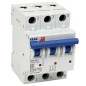 Выключатель автоматический модульный 3п D 10А 10кА OptiDin BM63-M-3D10-10-УХЛ3 КЭАЗ 294809 Выключатель автоматический модульный 3п D 10А 10кА OptiDin BM63-M-3D10-10-УХЛ3 КЭАЗ 294809