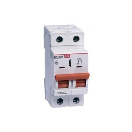 Выключатель автоматический модульный 2п BKJ63N C40 LS Electric 06122658R0