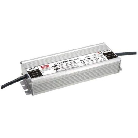 Драйвер 320Вт 24В для светодиодной ленты Meanwell HLG-320H-24 IP67 252х90х43.8мм VARTON HLG-320H-24