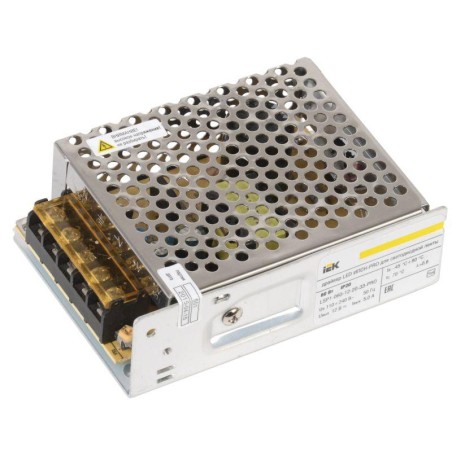 Драйвер LED ИПСН-PRO 5050 60Вт 12В блок-клеммы IP20 IEK LSP1-060-12-20-33-PRO