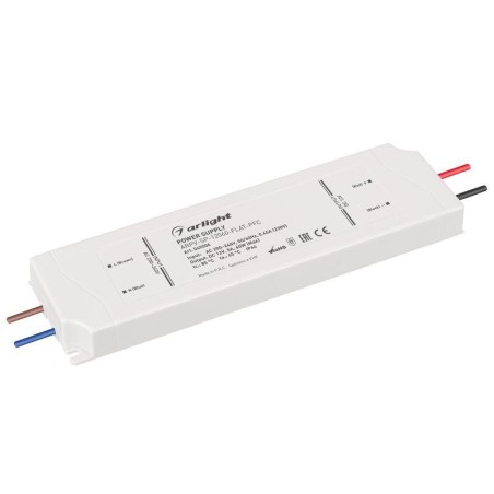 Блок питания ARPV-SP-12060-FLAT-PFC (12В 5А 60Вт) IP44 пластик Arlight 049006