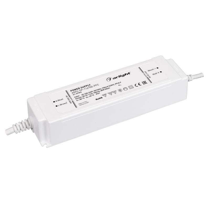 Блок питания ARPJ-SP-114700-PFC 80Вт 57-114В 0.7А IP67 пластик Arlight 037896 Блок питания ARPJ-SP-114700-PFC 80Вт 57-114В 0.7А IP67 пластик Arlight 037896