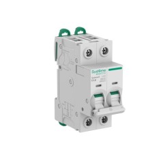 Выключатель автоматический 2п C 1.6А 6кА Systeme9 400В SE S9F22272