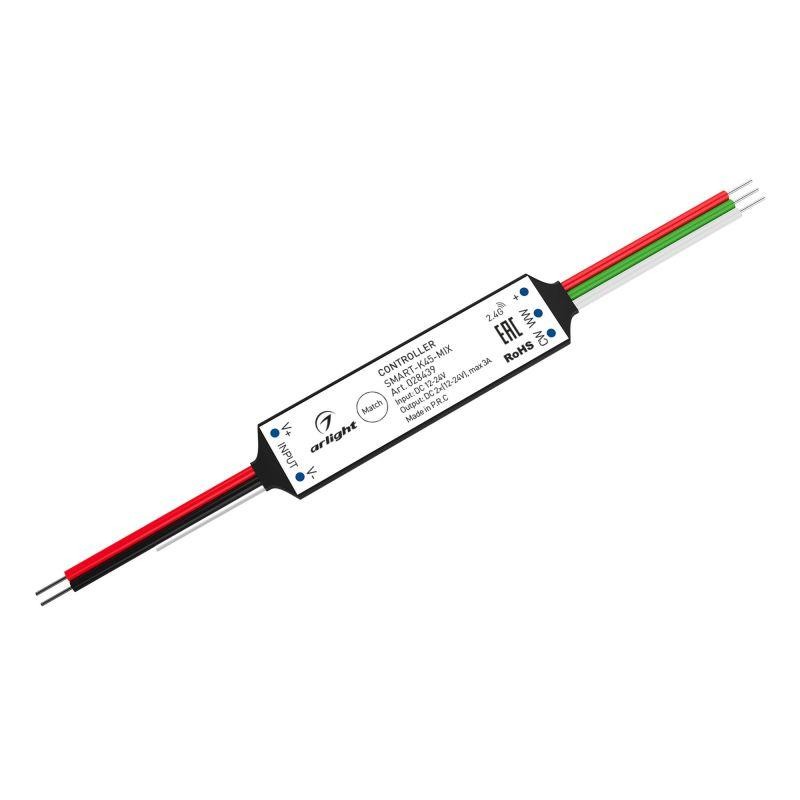 Контроллер SMART-K45-MIX 12-24В 2х1.5А 2.4G IP20 пластик 5 лет Arlight 028439