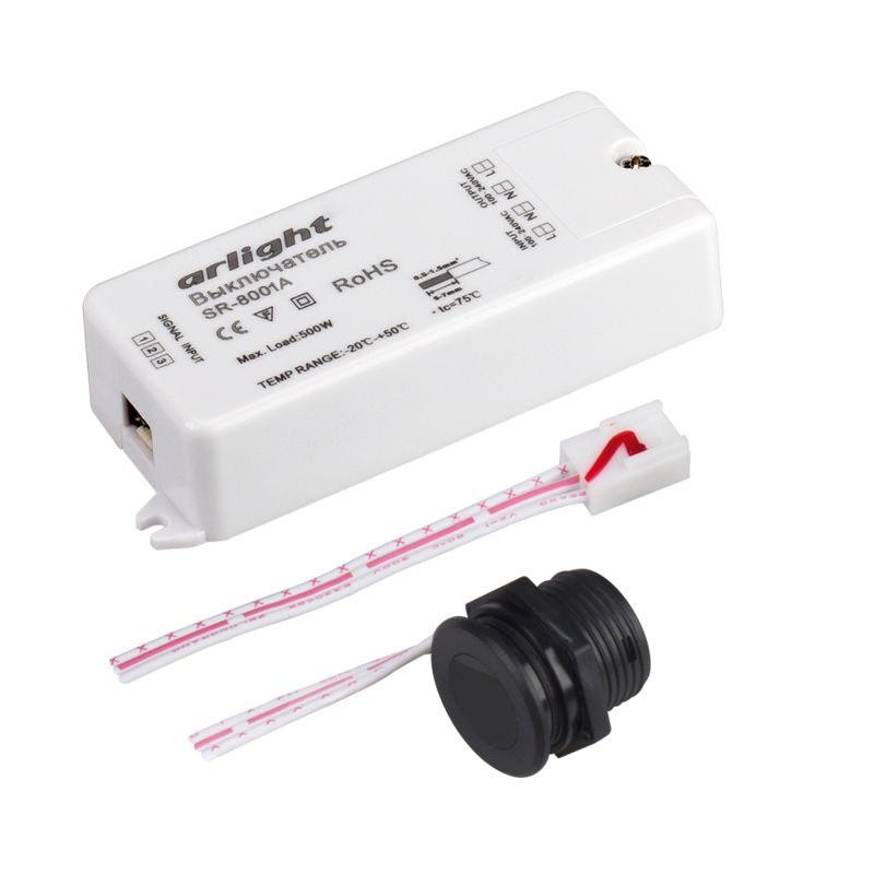 Датчик инфракрасный SR-8001A Black 220В 500Вт IR-Sensor Arlight 020207 Датчик инфракрасный SR-8001A Black 220В 500Вт IR-Sensor Arlight 020207