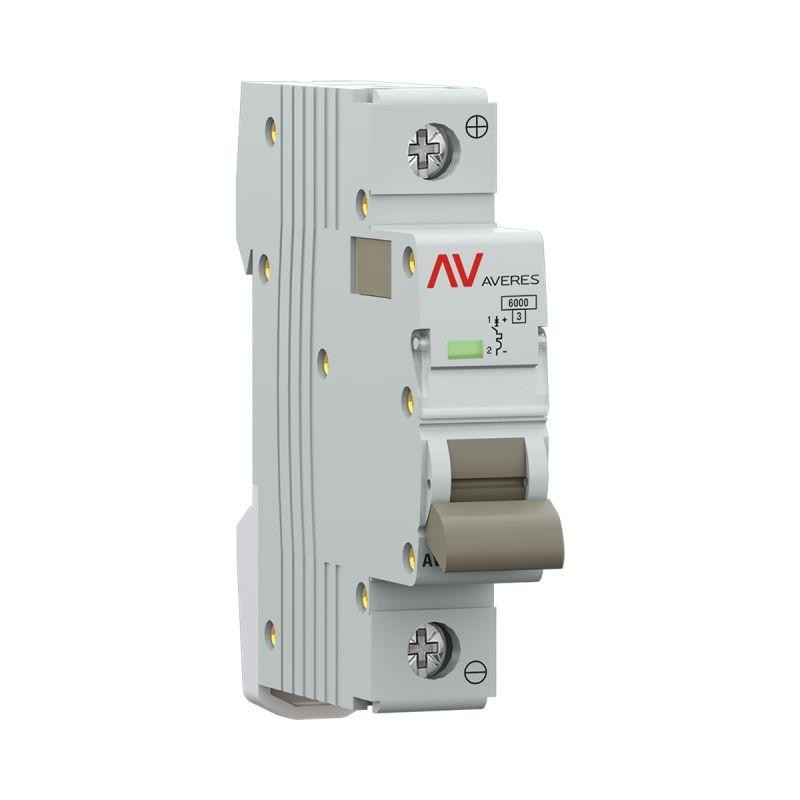 Выключатель автоматический модульный 1п C 50А 6кА AV-6 AVERES EKF mcb6-DC-1-50C-av Выключатель автоматический модульный 1п C 50А 6кА AV-6 AVERES EKF mcb6-DC-1-50C-av