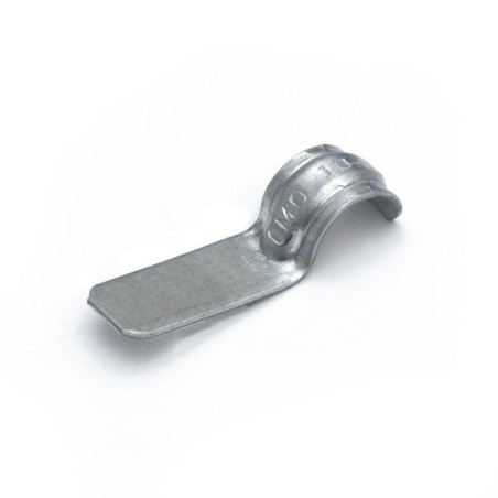 Скоба крепежная однолапковая СМО d10-11мм метал. для монтаж. пистолета без отверстий (уп.100шт) Промрукав PR13.1965