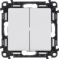 Выключатель 2-кл. СП Valena Life 10А IP20 250В с лицев. панелью безвинтов. зажимы механизм бел. Leg 752405 Выключатель 2-кл. СП Valena Life 10А IP20 250В с лицев. панелью безвинтов. зажимы механизм бел. Leg 752405