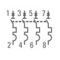 Выключатель автоматический модульный 4п C 1.6А 4.5кА ВА 47-63 PROxima EKF mcb4763-4-1.6C-pro