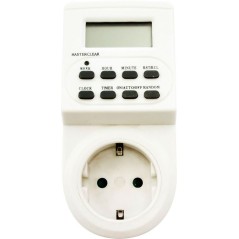 Розетка с таймером (недельная) электронная IP20 16А 3500W