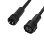 Гирлянда светодиодная "Светодиодный Дождь" 2х1.5м 360LED зел. 23Вт 230В IP67 постоян. свечение провод каучук черн. Neon-Night 23