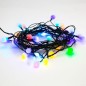 Гирлянда светодиодная "Шарики" 5м d15мм 30LED RGB 3.6Вт 220-240В IP20 провод ПВХ темн. зел. Neon-Night 303-539