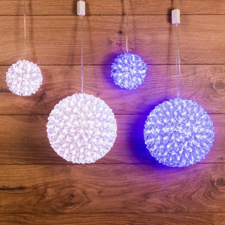 Фигура светодиодная "Шар светодиодный" d20см 200LED бел. 16Вт 230В IP20 Neon-Night 501-606